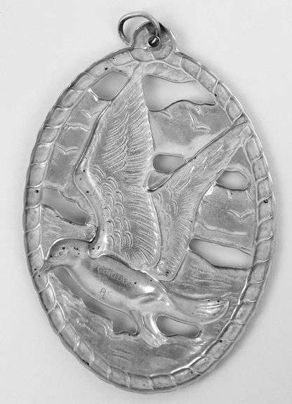 1985 Gorham Sterling Dove Ornament or Pendant