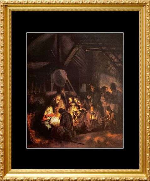 Rembrandt van Rijn, The Adoration of the Sheperds