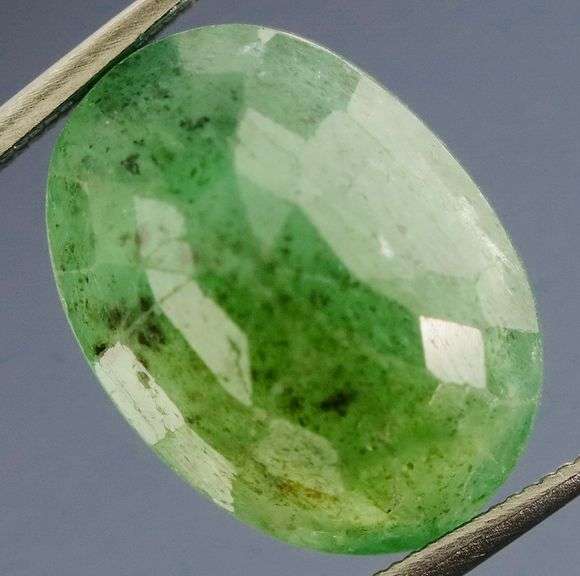 Rich green 6.73ct unheated Colombian Emerald
