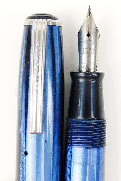 Esterbrook Blue Celluloid Fountain Pen