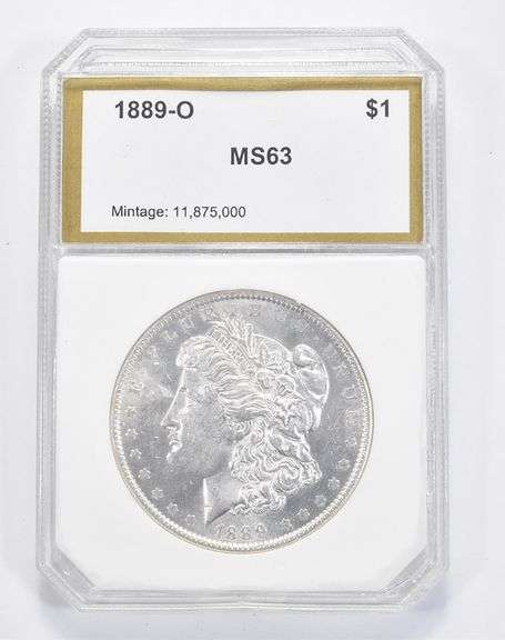 MS63 1889-O Morgan Silver Dollar - Graded PCI