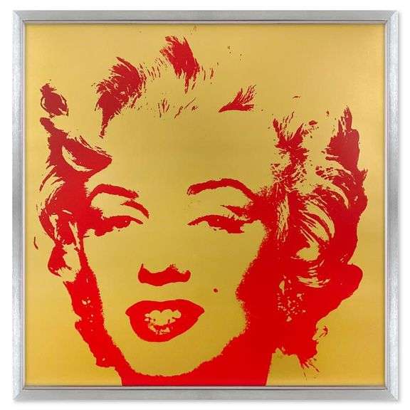 Golden Marilyn by Warhol