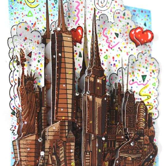 A Melting Pot of Chocolate...NYC by Fazzino, Charles