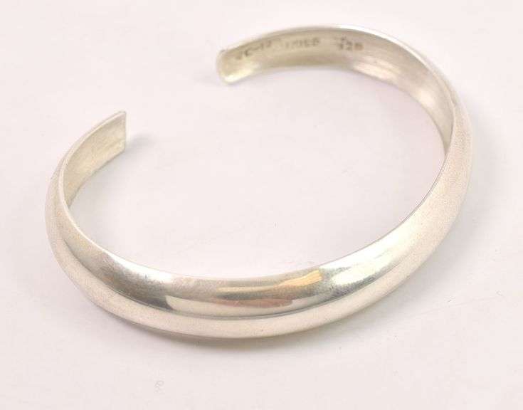 Sterling Silver Domed Cuff Bracelet