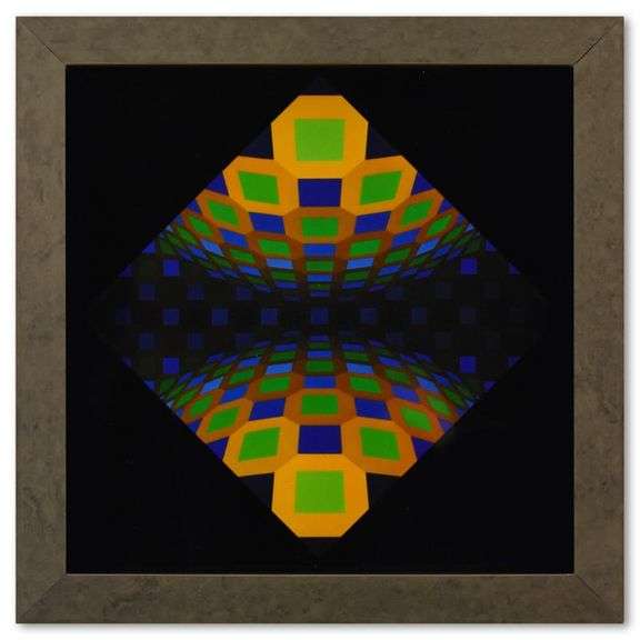 Okta - Stri, Planetary, et Ondocto by Vasarely