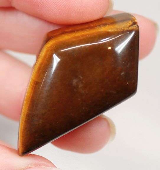 Kite shaped 126.39ct Tiger Eye