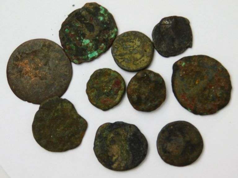 10 Ancient Roman Crusader Coins