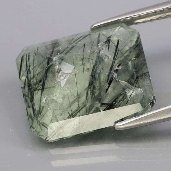 Collectors 7.96ct rutilated Prehnite