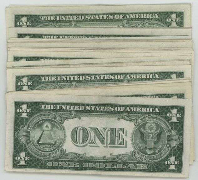 Great lot of 37 AU/CU 1935 Series $1 Silver Certificate notes