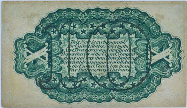 1863 10 Cent Fractional Note FR.1255