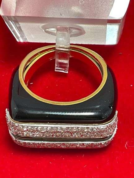 CERTIFIED 18K GOLD AND DIAMOND RING