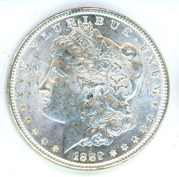 Uncirculated 1889 Morgan Silver Dollar