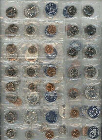 Large lot of 16 Special Mint Sets all from 1965 in original cellophane