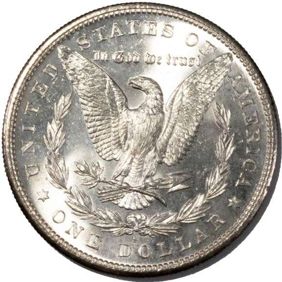 1881 S Frosty White BU Morgan Dollar