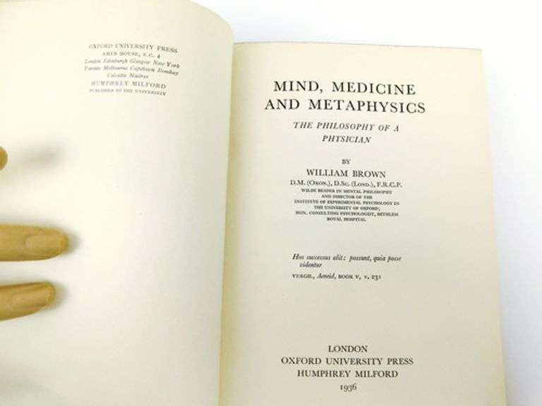 1936 Mind, Medicine & Metaphysics