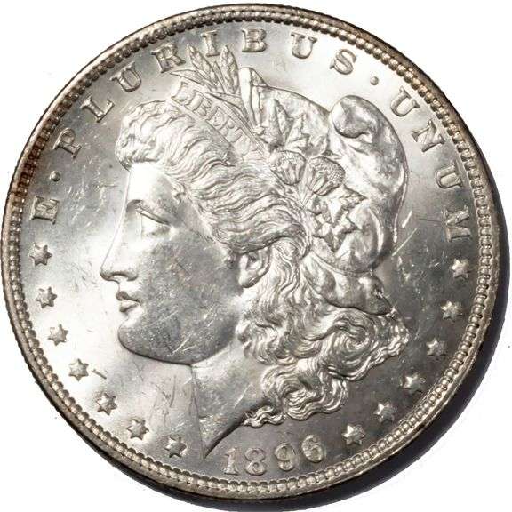 1896 BU Morgan Dollar