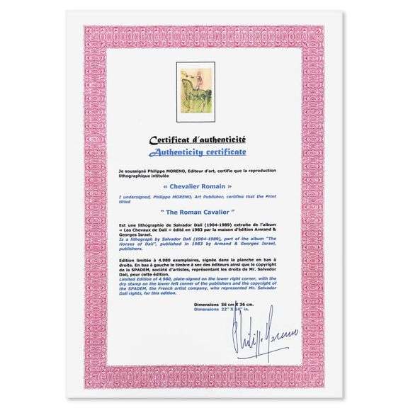 Chevalier Romain by Salvador Dali