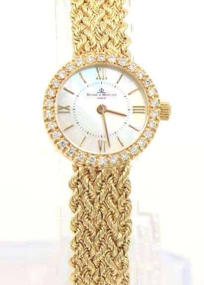 Baume & Mercier Mother of Pearl Dial and Diamond Watch