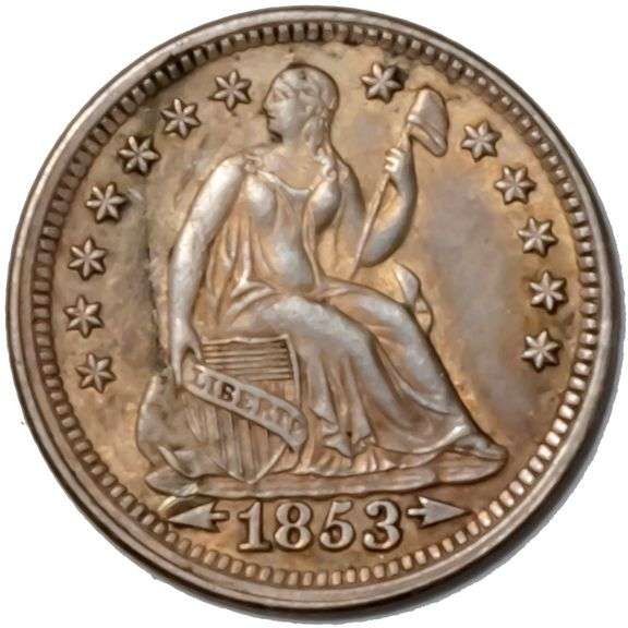 Sharp 1853 Half Dime