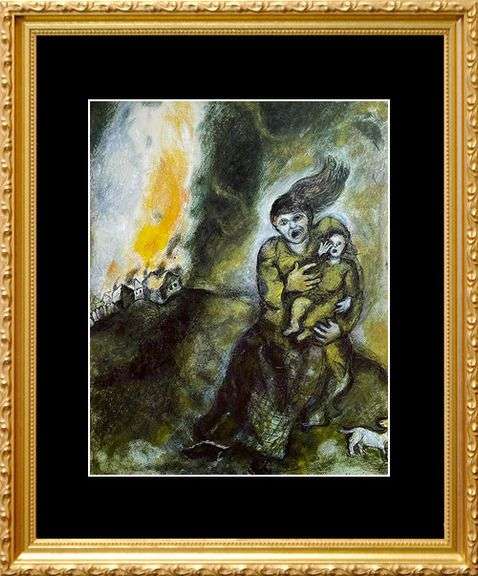 Marc Chagall, Fire in the Snow (1940)