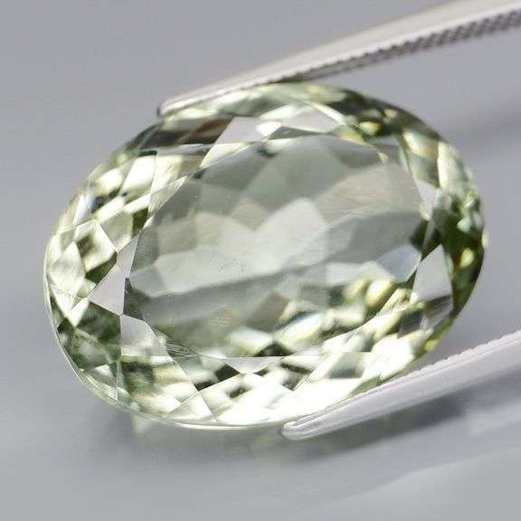 Large 14.26ct natural platinum green Amethyst