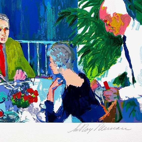 The Boat House, Central Park by LeRoy Neiman