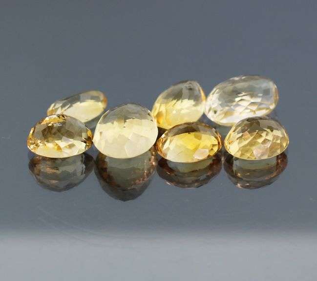Awesome 56.09ct 7pc golden Citrine set