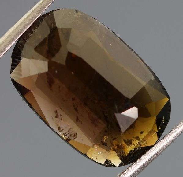 Sultry 6.04ct untreated deep olive smokey Tourmaline