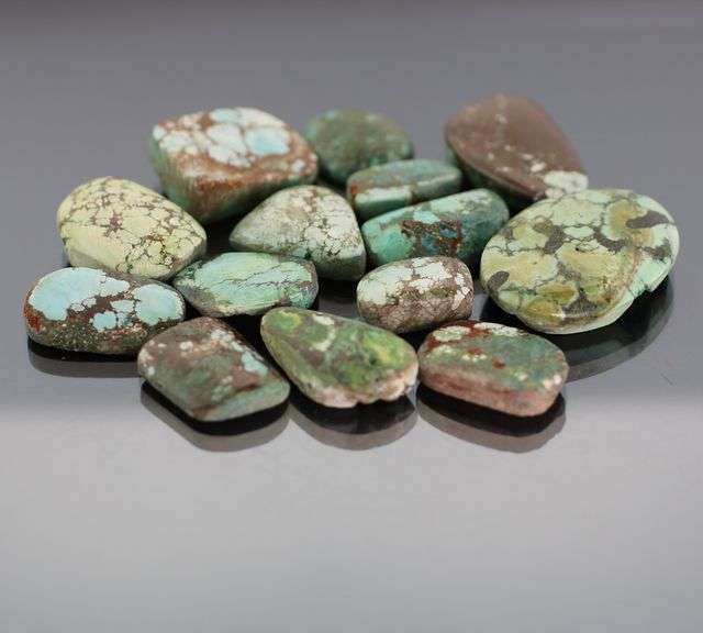 Marvelous 189ct Turquoise rough cabochon set