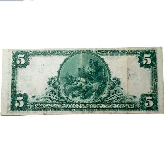 $5 1902 Series Second National Bank Wilkes Barre Pa National Note