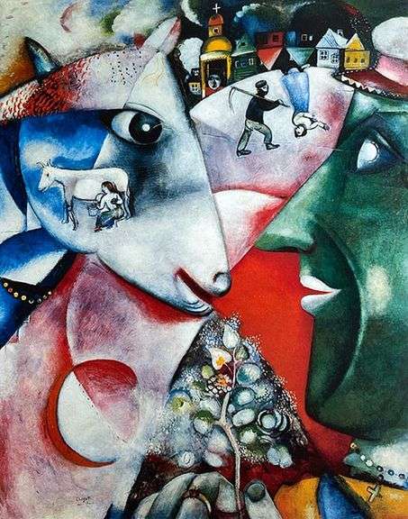 Marc Chagall, I and the Village (1911)