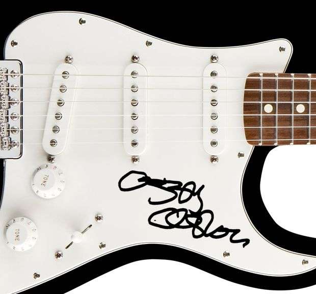 Ozzy Osbourne Autographed Facsimile Signed Guitar
