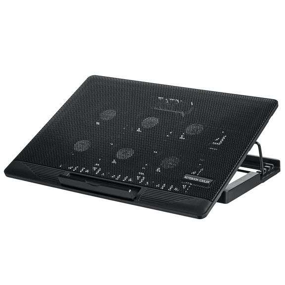 Adjustable 6-Fan Laptop Cooling Pad