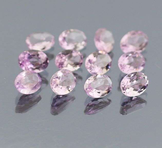 Glittering 12.39ct real Brazilian Amethyst set