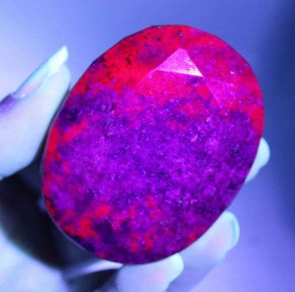 One of a kind! 1,130ct Ruby in Kyanite