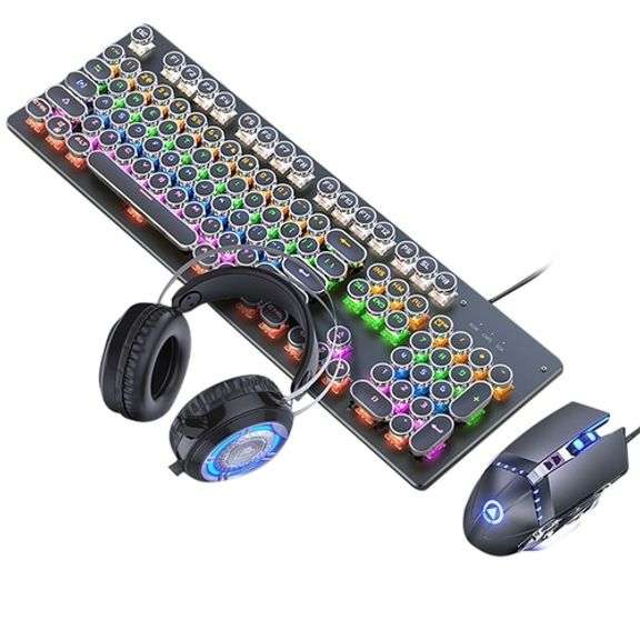 Gaming Set: Keyboard, Mouse & Headphones