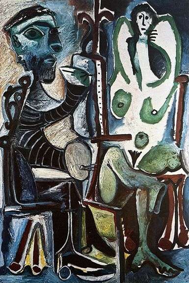 Pablo Picasso, The Painter and His Model (1963)