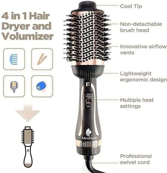 4-in-1 Hair Styling Tool: Salon Results at Home