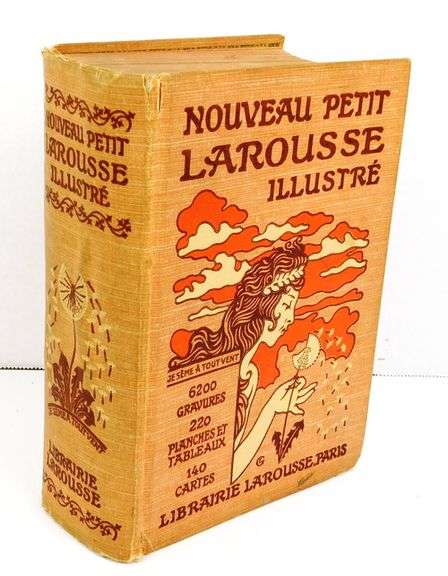 1938 Nouveau Petit La Rousse Illustre French Dictionary