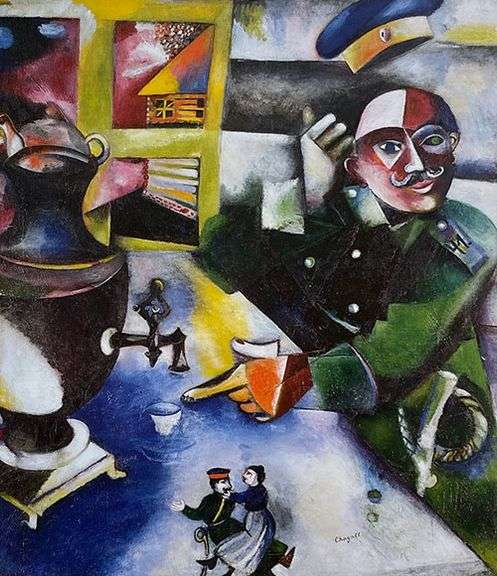 Marc Chagall, The Soldier Drinks