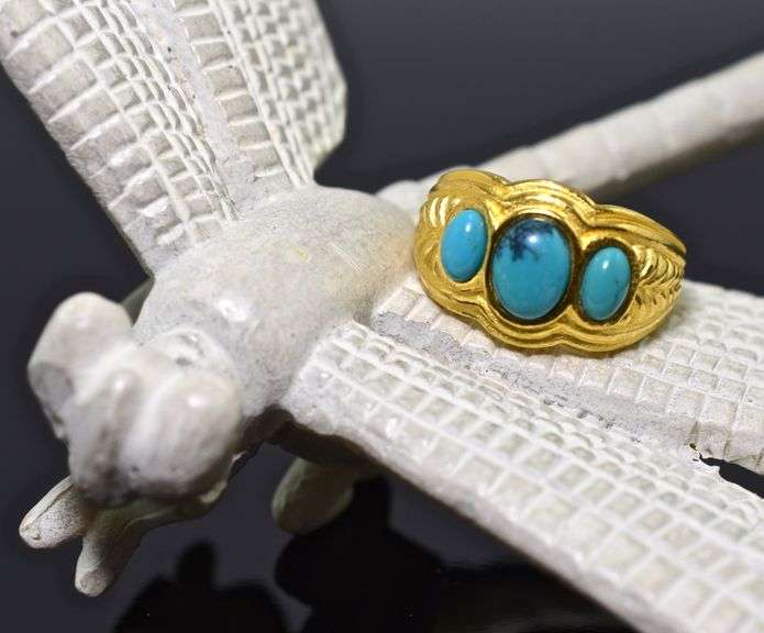 Wonderful 24K Turquoise Ring