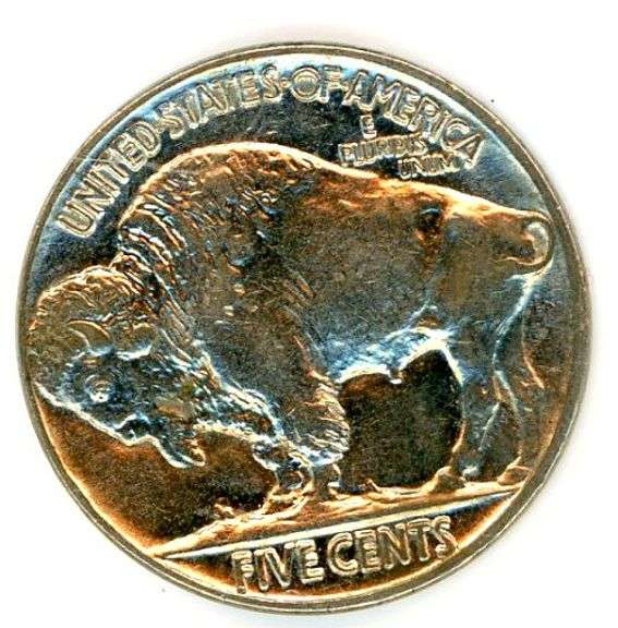 High Grade 1937 Buffalo Nickel. Full Horn!