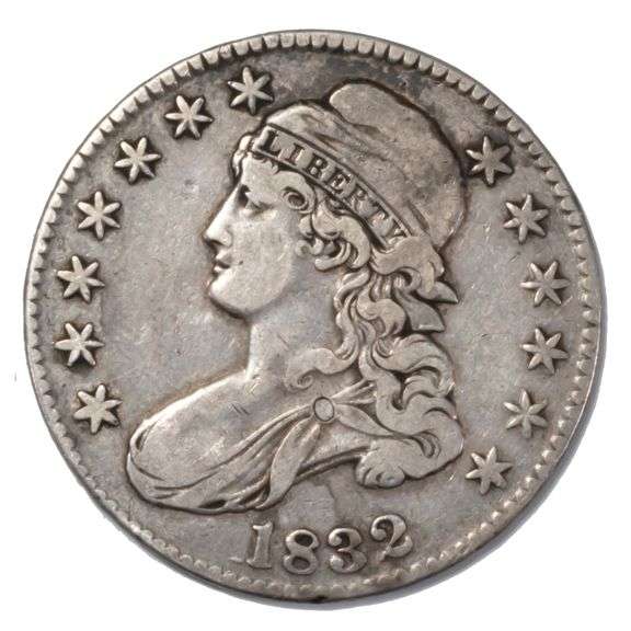 1832 Large Letters Bust Half