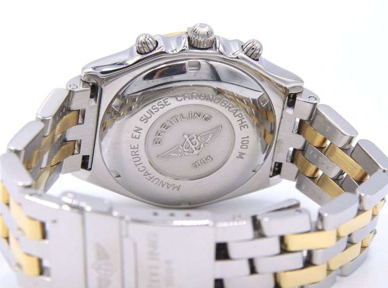 Breitling Chronomat 40mm Automatic Watch with White Mop Dial