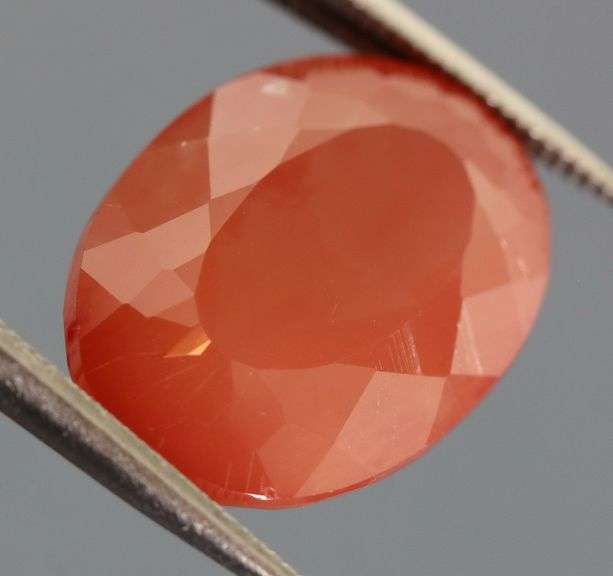 Collectors 8.84ct blood orange Andesine Labradorite