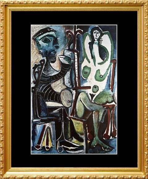Pablo Picasso, The Painter and His Model (1963)