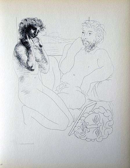 PABLO PICASSO, SCULPTOR AND MODEL