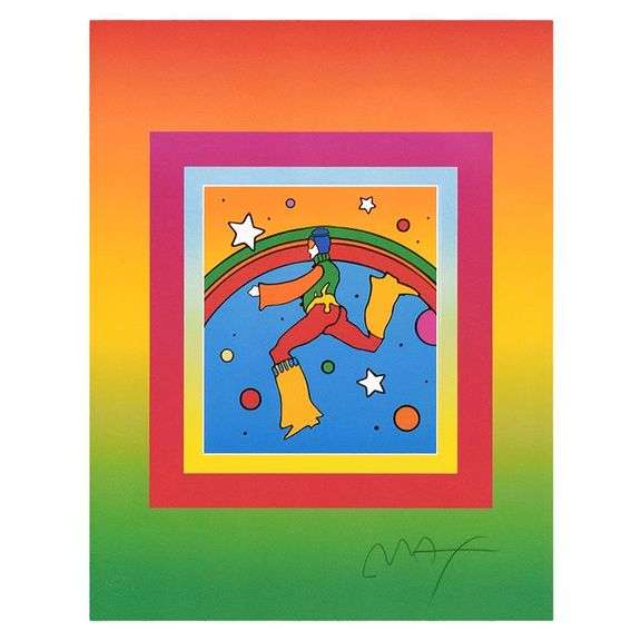 Cosmic Jumper on Blends by Peter Max