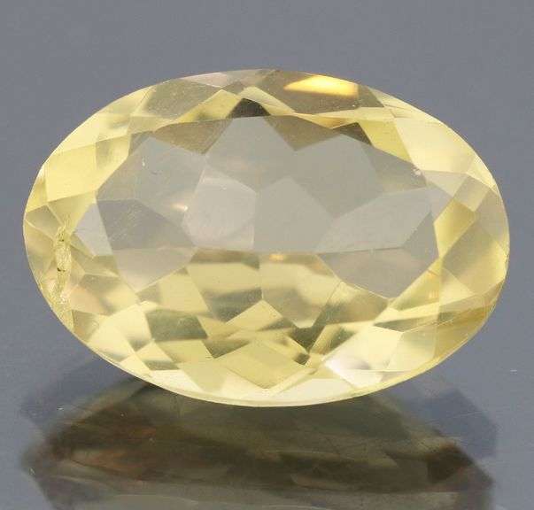 Vivid 11.01ct light yellow Citrine