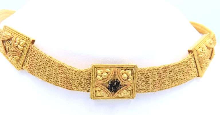 Set of Tri color Indian jewelry earrings, bangle and necklace